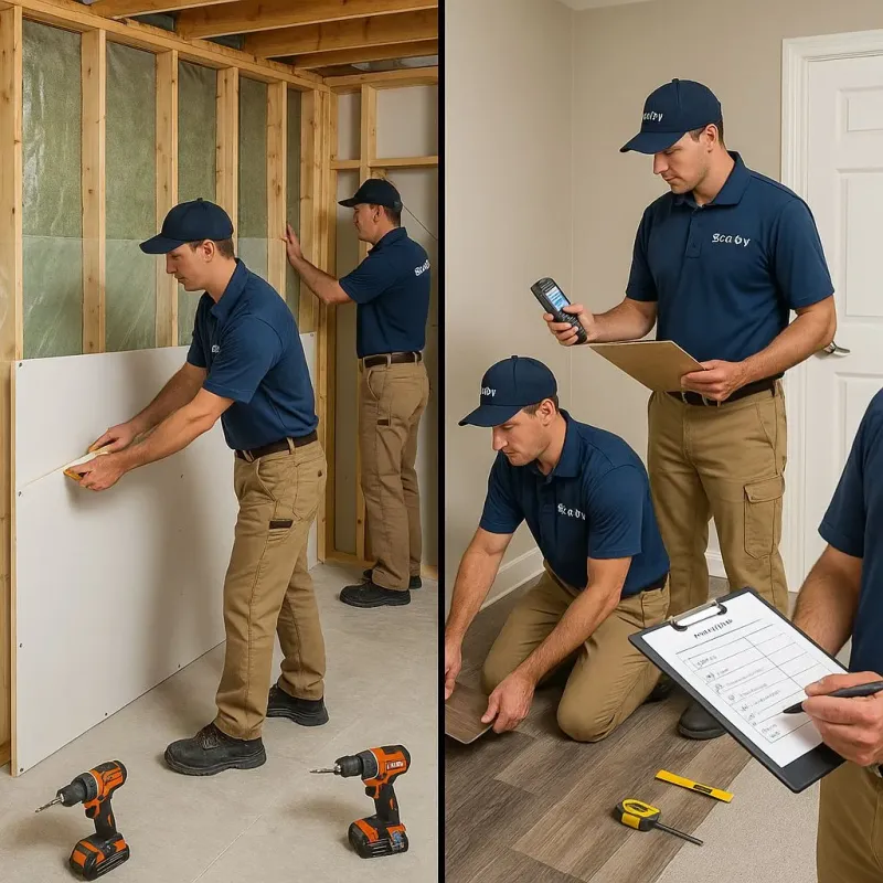 Repairs and Reconstruction process in Wood County, TX